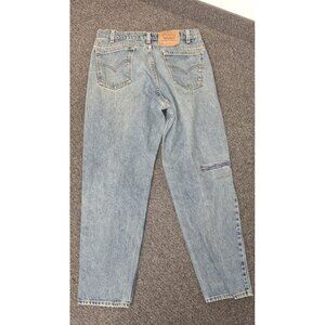 Vintage Levi's 550 Orange Tab Jeans Mens 34x30 Relaxed Tapered Fit USA Made